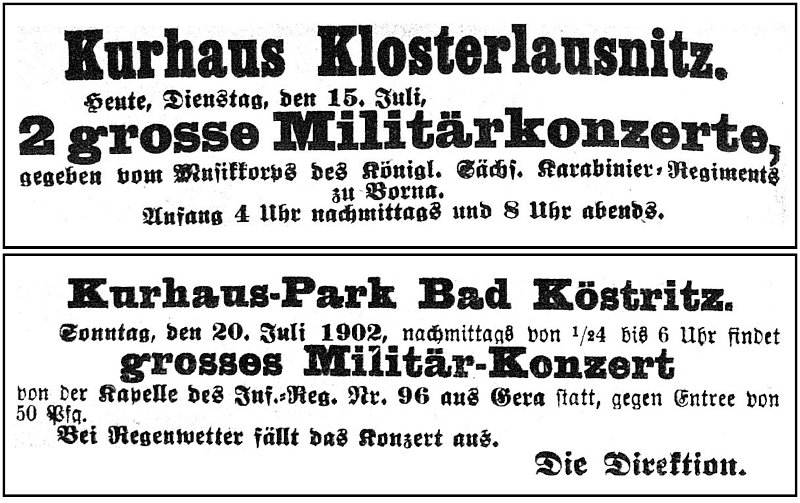 1902-07-10 Kl Kurhaus Militaerkonzert